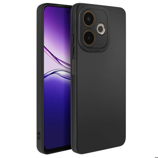 Silicone Skal - AVIZAR - Oppo A5 Pro - Förstärkt Skydd - Svart - Anpassad