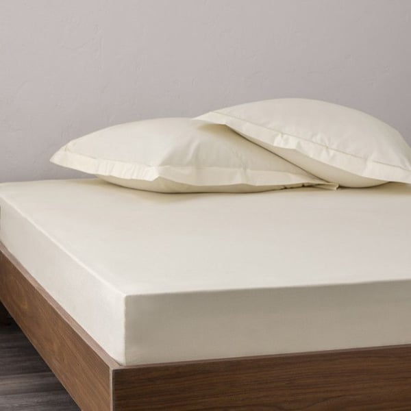 "Julian" percale påslakan med 35 cm keps alla storlekar Pure Cotton - Julian Ivory - 160 x 200 cm 35 cm keps