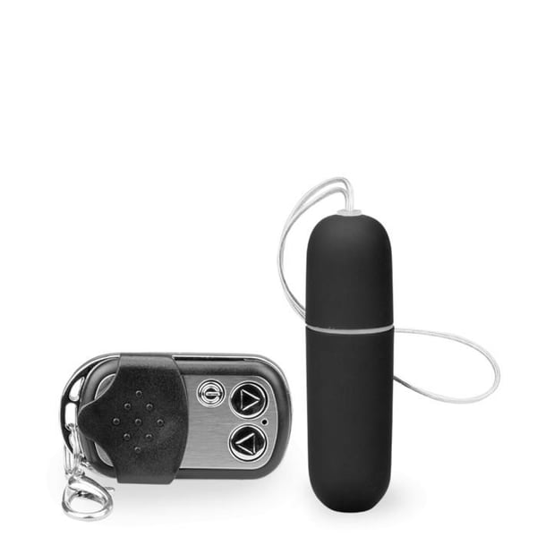 Fjärrstyrt vibrerande ägg XS - Vibrator för par - Svart