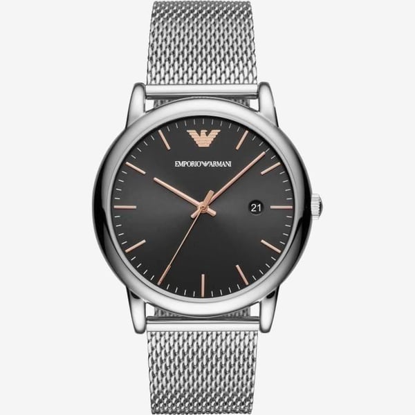 Armbandsur - Emporio Armani - LUIGI AR11272 - Kvarts - Analog - Svart stål