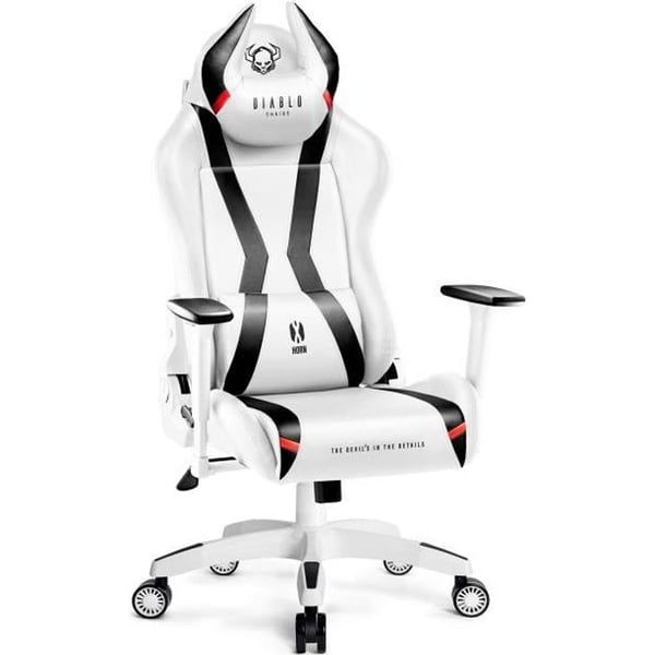 Gamingstol - Diablo - X-Horn 2.0 - 3D syntetiskt läder - 3D armstöd - Lutning 160°
