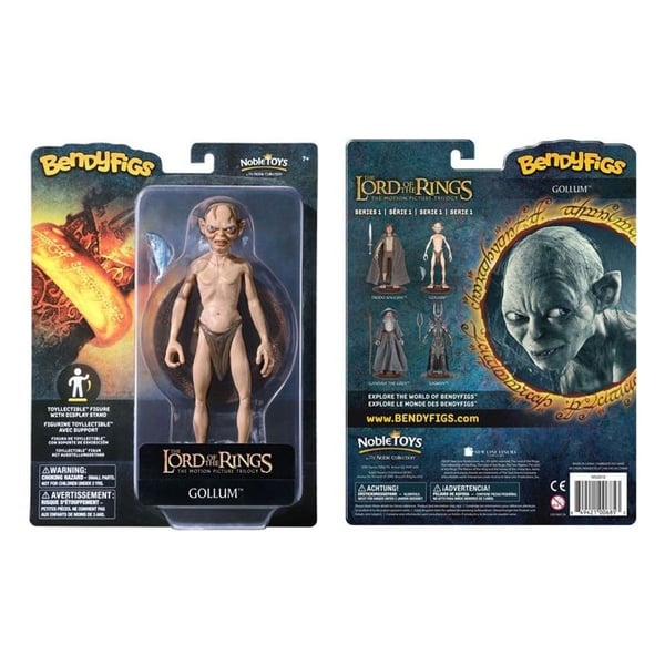 Noble Collection - Sagan om ringen - Bendyfigs Gollum Flexibel Figur 19cm