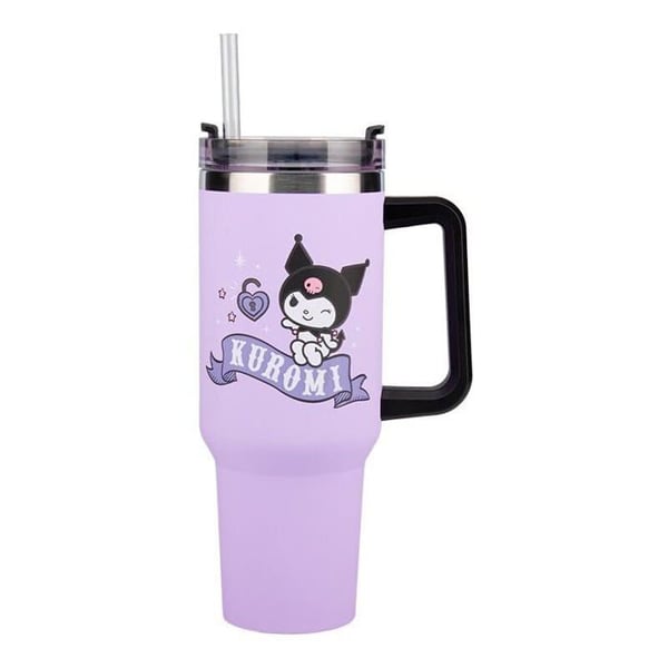 Isolerad mugg - Paladone - Kuromi - 900 ml - Lila - Officiellt licensierad av Sanrio