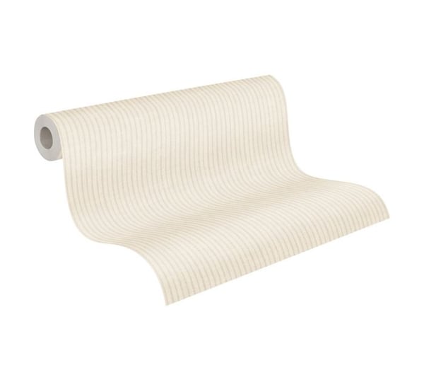 A.S. Creation | Maison Charme | 390762 | Non-woven Tapet | Randig | 10.05 x 0.53 m | Vit