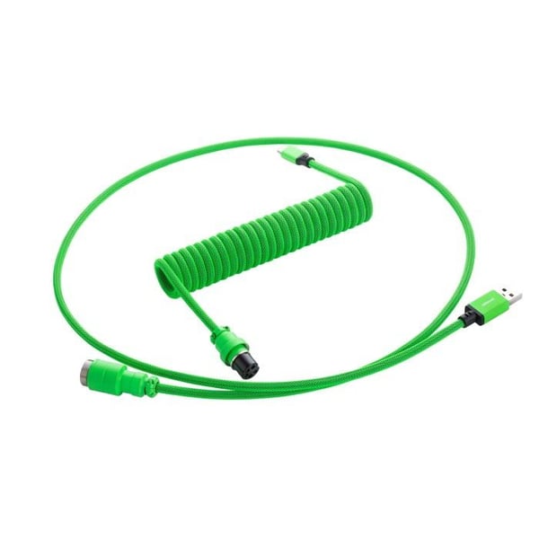 CABLEMOD PRO SPIRAL TANGENTBORDSKABEL (GRÖN, USB A TILL USB TYP C,