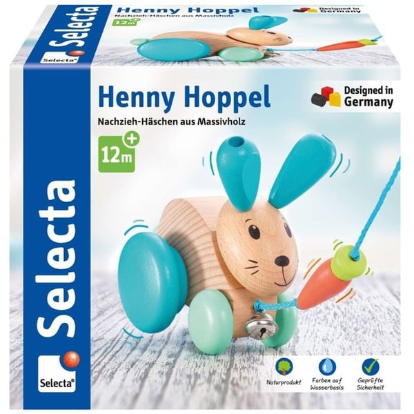 Selecta - Henny Hoppel trädlabb att dra - SCHMIDT