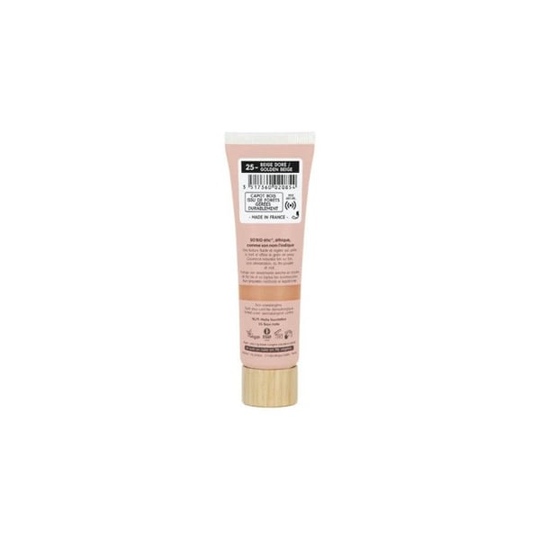 Foundation - SO'BiO étic Mat Sensation - N°25 Beige Doré - Ekologisk - 30 ml