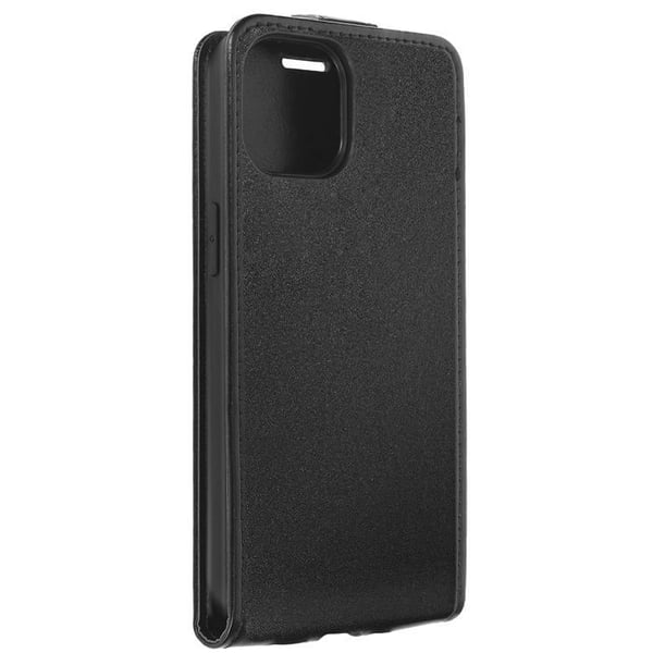iPhone 15 Fodral Vertical Flip med korthållare Svart