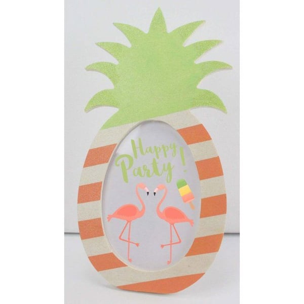 MégaCréa DIY - Träram Ananas 12,5 x 25 x 0,7 cm