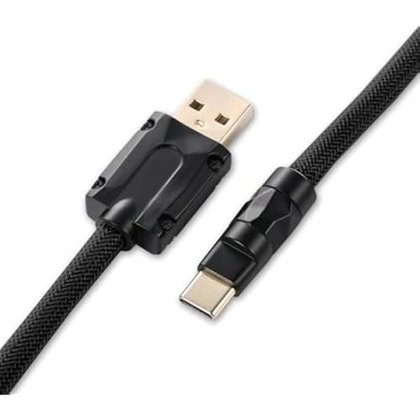 Kabel - SHARKOON - SKILLER SGK50 - Tvinnad - USB-C/USB-A - Flygplanskontakt