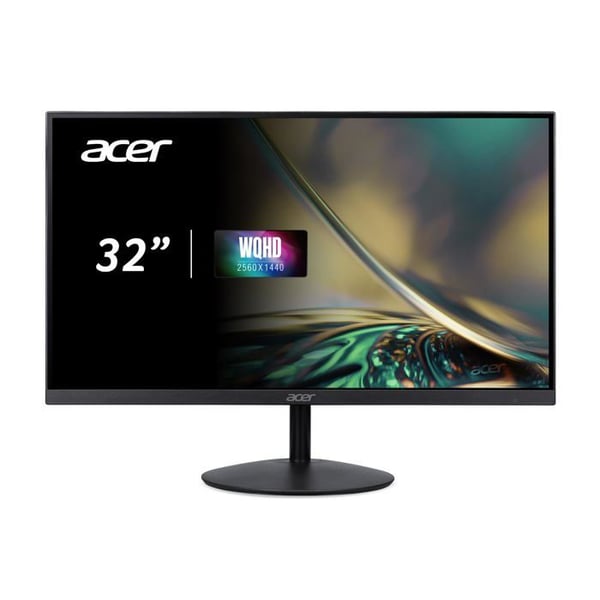 LED-skärm 31,5 tum - acer - 2560x1440 - HDR Ready - AdaptiveSync - 100Hz - 1ms VRB - IPS - 16:9 - Svart