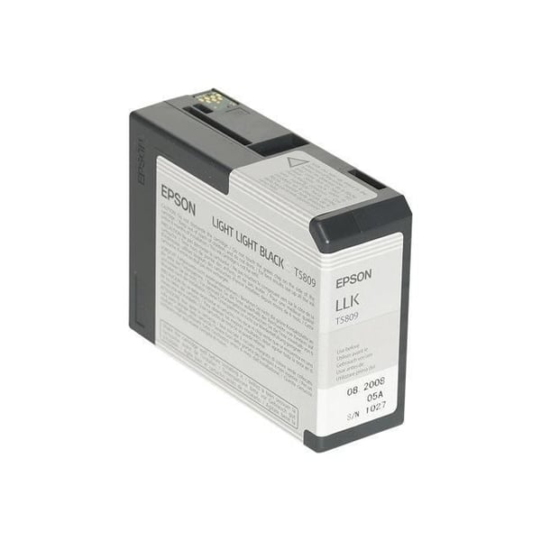 EPSON Pack of 1 Cartridge T5809 - Ljussvart - Standard 80ml