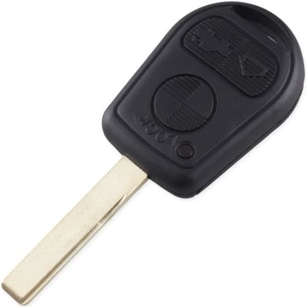 Coque Nyckel för BMW E31 E32 E34 E36 E38 E39 E46 Z3 Z4 X5 X3 - 3 Knappar - Plip fjärrkontroll med Lame Phonillico®