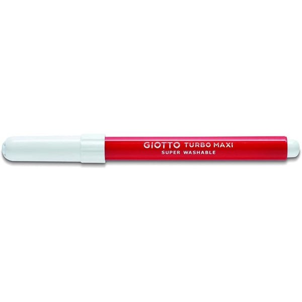 Markörer - Giotto - Turbo Maxi - Paket om 108 - Bred spets 5,5 mm - Tvättbar med vatten