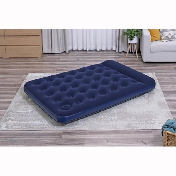 Uppblåsbar campingmadrass - BESTWAY - 67225 - 2 platser - 1,91m x 1,37m x 22cm - Med integrerad fotpump