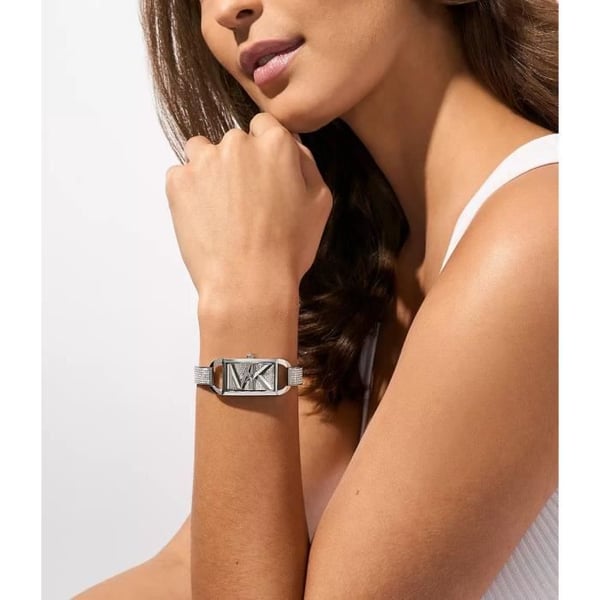 Damklocka - MICHAEL KORS - MK4841 - Rostfritt stål silver - Vattentålig 5 ATM - Kvarts