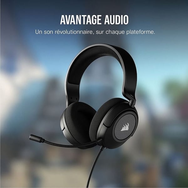 Corsair HS35 Surround v2 kabel gaming headset multi-platform karbon