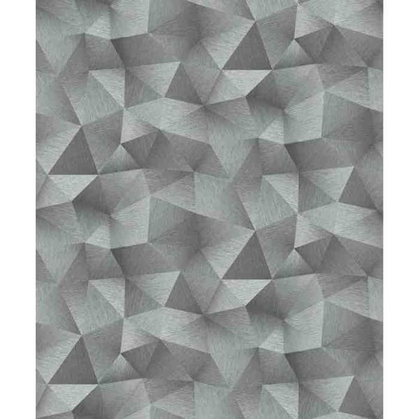 Non-woven tapet 10216-10 Grafisk tapet 0.53 x 10.05 m Erismann GMK - Fashion For Walls Grå