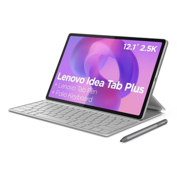 Lenovo Idea Tab Plus 12" 256GB/12GB Grå + Stylus + Tangentbordsskydd