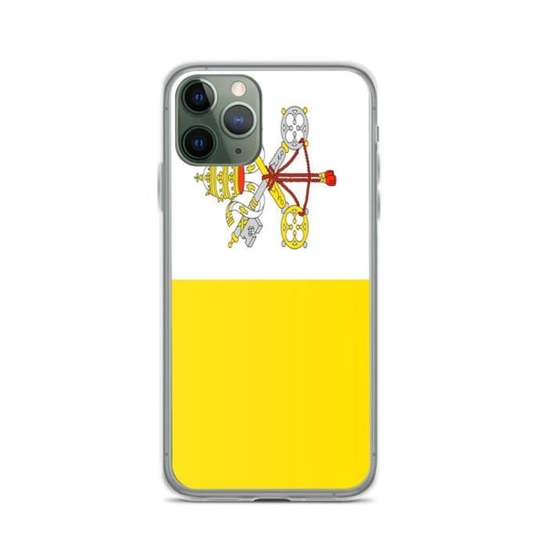 Mobilskal - PIXELFORMA - Vatikanets flagga - Kompatibel med iPhone 11 Pro - Flexibel - Stötsäker