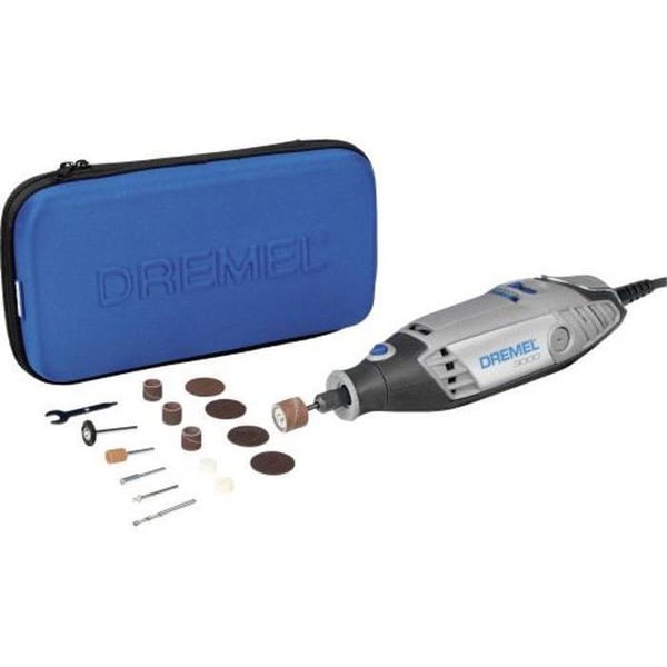 Multifunktionellt roterande verktyg DREMEL - kabel 3000/15 - 130W - 15 tillbehör + väska - F0133000JA