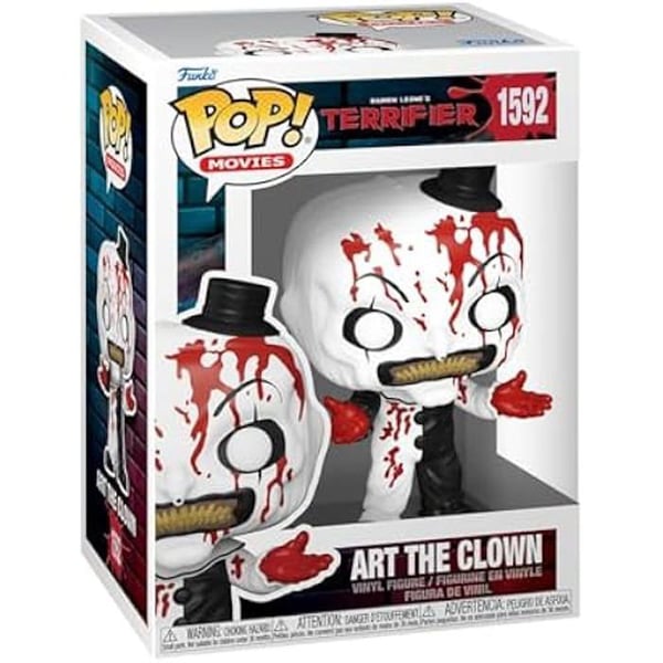 Figurine - FUNKO - Terrifier 2 - Art The Clown - Hög Kvalitet Vinyl - Perfekt Gåva
