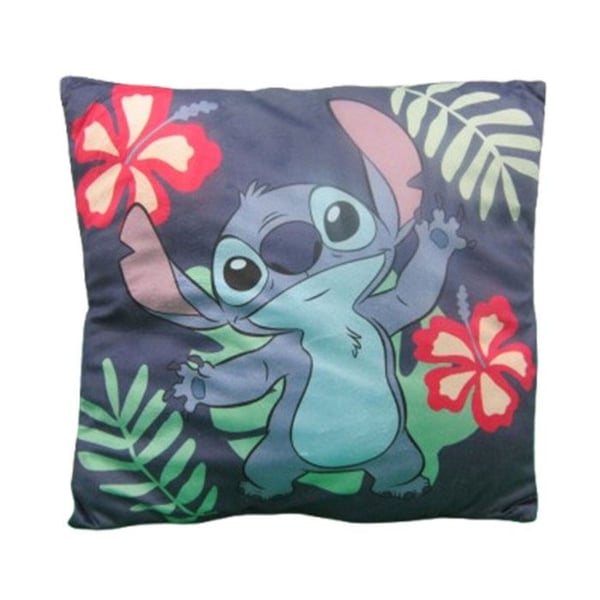 Kudde - MERCIER - Stygn - 40 x 40 cm - Lila - Polyester tryckt på båda sidor