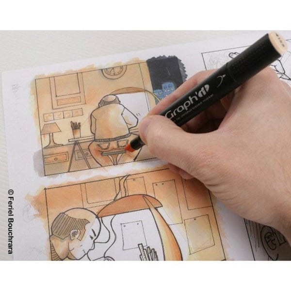 Schoellershammer - Specialpapper för Manga-konstmarkörer A3