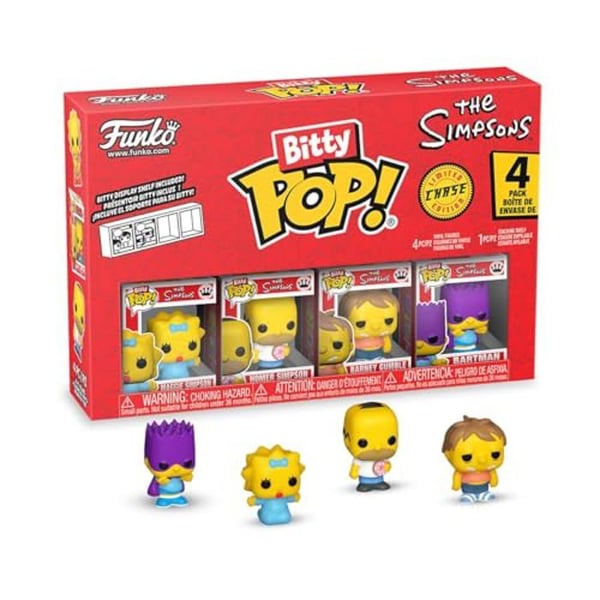 Figur Figur - Funko - Bitty Pop! The Simpsons - 4 Pack - Sällsynta Varianter - Mini-Figur Mystär