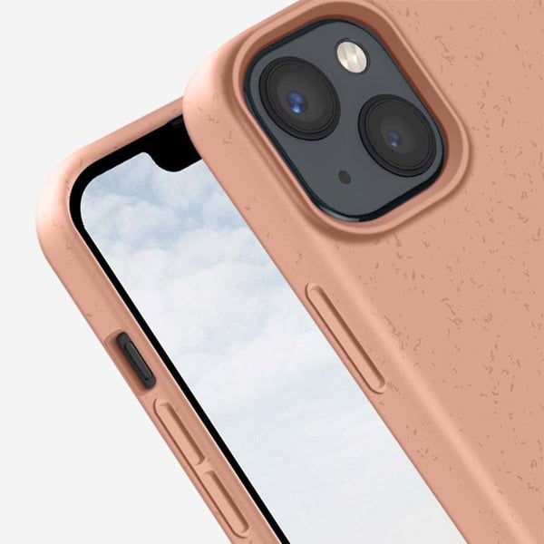 Coque - JUST GREEN - iPhone 13 mini - Biologiskt nedbrytbar - Smidig - Mönster Sand
