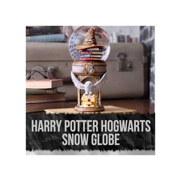 Snebold - WTT - Harry Potter - Hedwig - 17 cm - Glas og Harpiks
