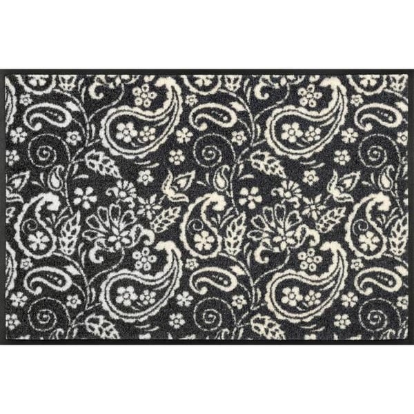Folk Paisley Dörrmatta Tvättbar Golvmatta 75 x 50 cm tvätt+torr DESIGN