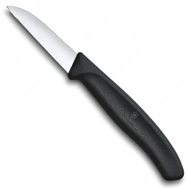 Frukt- och grönsakskniv - Victorinox 6.7303 - Svart - Rostfritt stål - Mångsidigt verktyg
