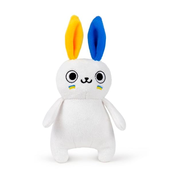 Peluche - WP MERCHANDISE - Bunny Levko - 14 cm - Hypoallergen - Mixad