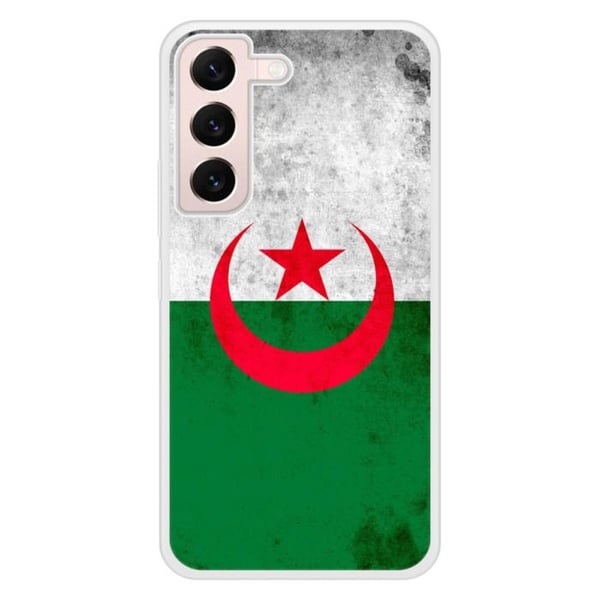 Siliconeförstärkt skal med tryck som är kompatibelt med Samsung Galaxy S22 Algeriets flagga