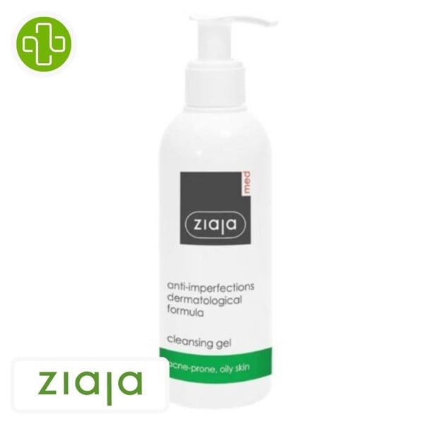 Rengörande gel - ZIAJA - Ziaja Med - 200ml - Fet hud - Anti-ojämlikheter