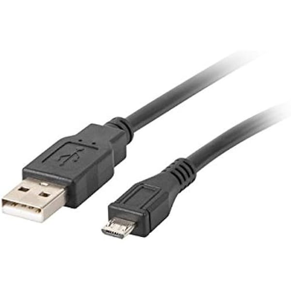 USB-kabel - LANBERG - CA av usbm-10cc 0018 - USB 2.0 A hane till Micro B hane - 1,8 m - Svart