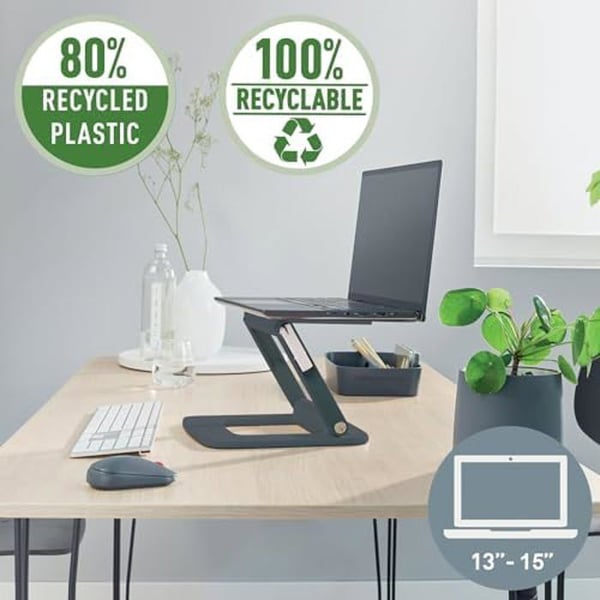 Støtte til Bærbar Computer - LEITZ - Ergonomisk - Justerbar - Kompakt - Foldbar