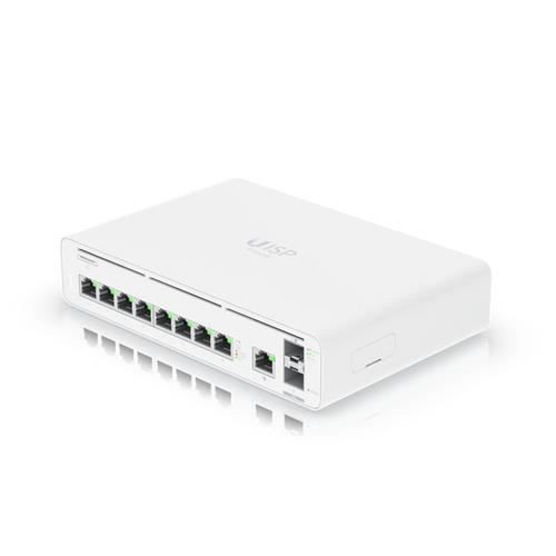 Switch - UBIQUITI - UISP-CONSOLE-EU - 8 portar LAN GbE RJ45 - 10G SFP+ - 2 portar WAN