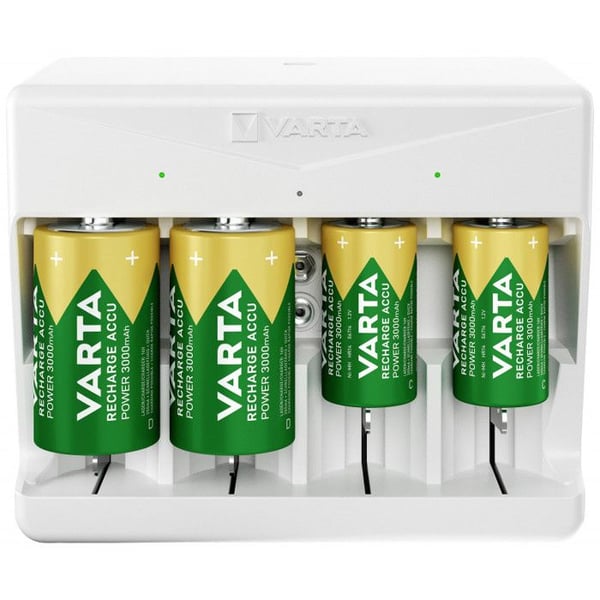 Yleisten akkujen lataaja - VARTA - 57658101401 - 4 paikkaa - USB Type C - Edistyksellinen turvallisuus