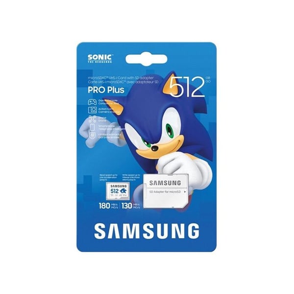 Samsung Sonic PRO Plus 512 GB micro SD-minneskort