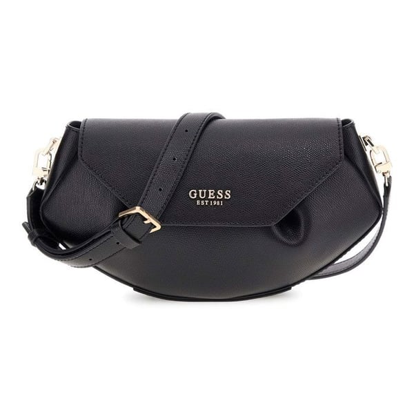 GUESS Axelväska i svart för kvinnor - Amorette Flap Crossbody 320420