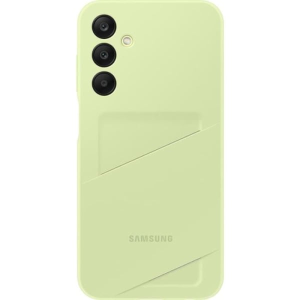 Samsung mobiltelefonfodral och skal med korthållare till Galaxy A25 Ljusgrön