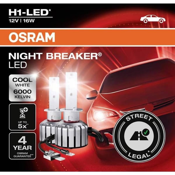 Osram Automotive 64150DWNB Ampoule LED Night Breaker® H1 16 W 12 V