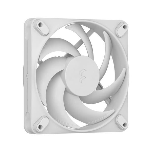 PC Ventilator - FRACTAL DESIGN - Momentum 12 - FDB - PWM Kontrol - Skovle med skrå kanter der reducerer støj - Hvid