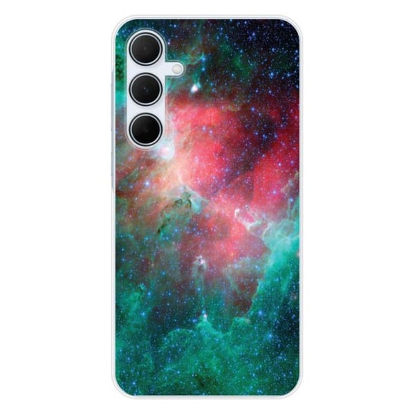 Tryckt silikonfodral som är kompatibelt med Samsung Galaxy A35 5G Nebula