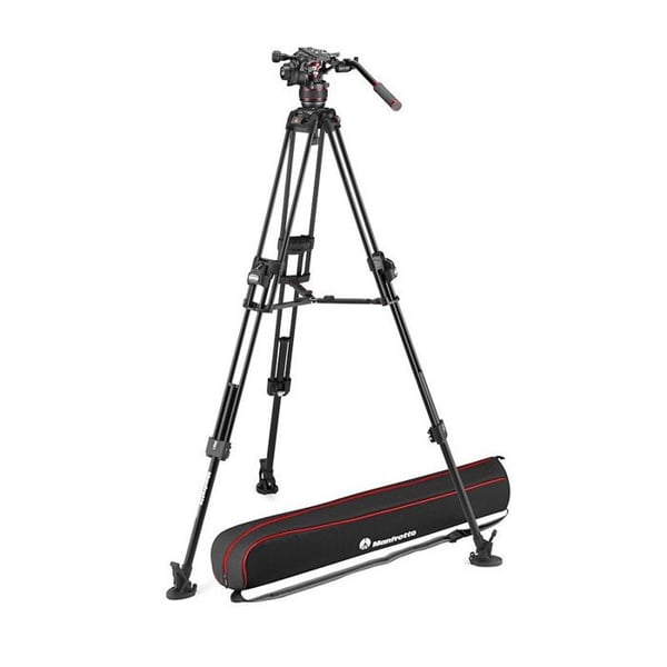 Manfrotto stativ 645 fast twin + Nitrotech serie 608 kulled