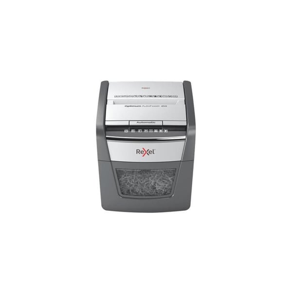 Dokumentförstörare - REXEL - Optimum Auto+ 45X - Cross cut - P4 säkerhet - 20L