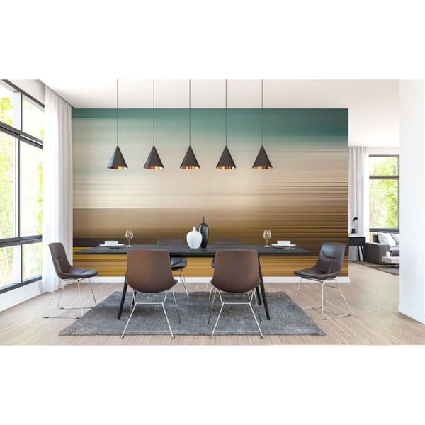 Papper M1-No.61210 Digitaltryck Gul Beige Horisont