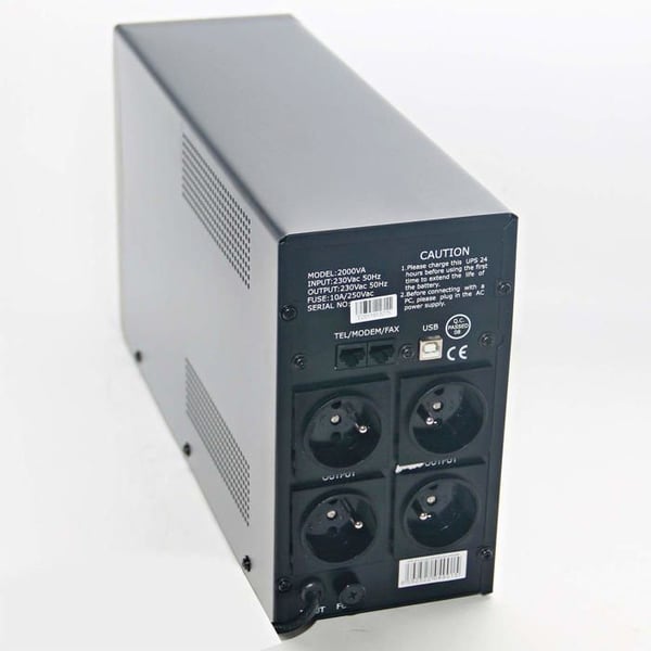 Omvandlare - EUROCASE - EA200LED - 2000VA - Överspänningsskydd - 19 tum